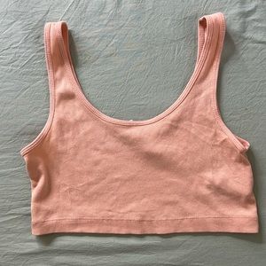 Peach Crop Top
